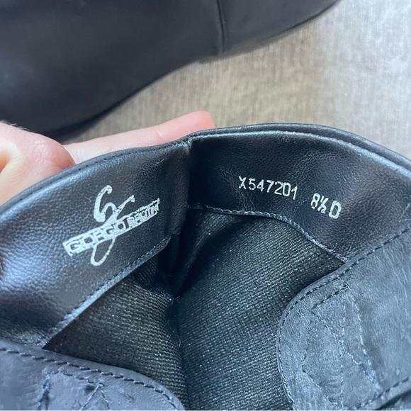 Black Leather Cowboy Boots - Picture 4 of 5